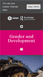 Mobile Screenshot of genderanddevelopment.org